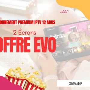 DUO PLAY ABONNEMENT 12 MOIS 2 ECRANS 4K MAX